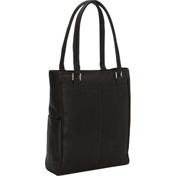 Piel Leather 3034 - CHC Vertical Laptop Tote - Chocolate 3034-CHC - main